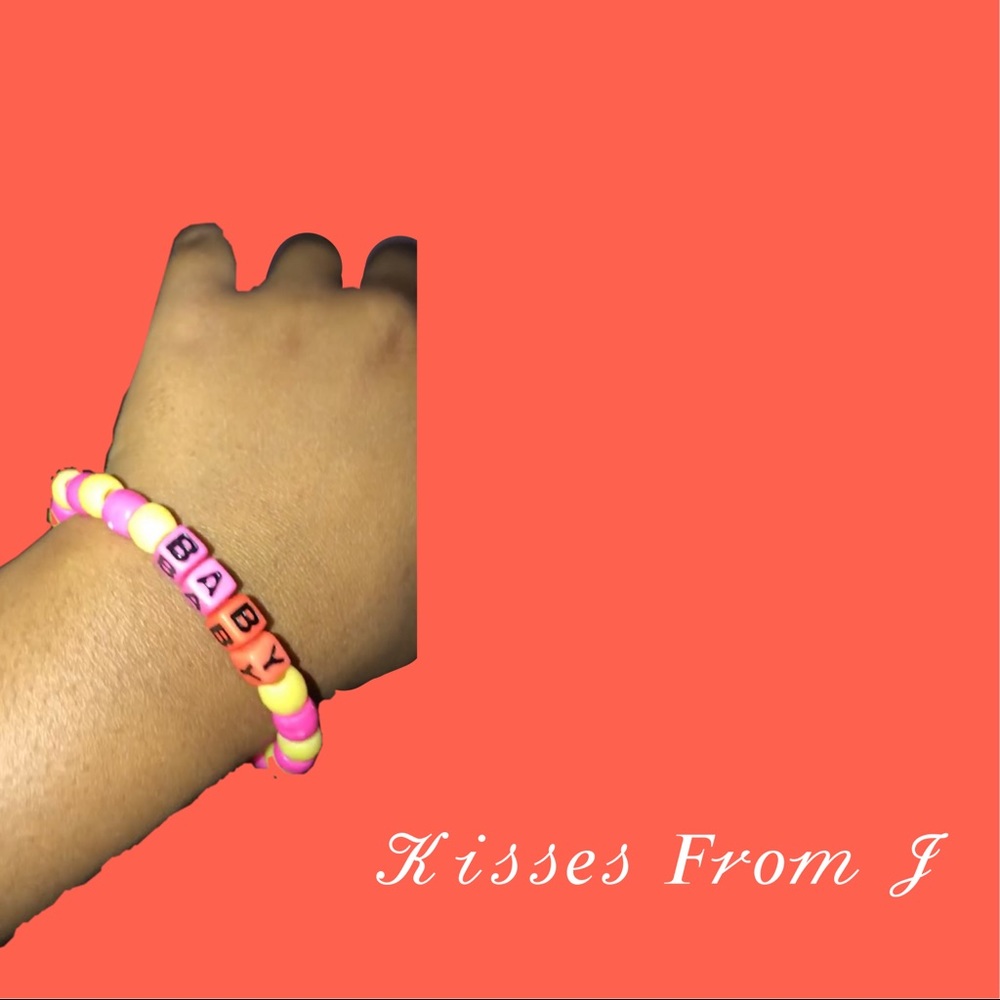 VSCO Girl style custom made bead bracelet